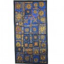 Patchwork broderie fil or et argent Sunita