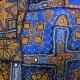 Patchwork broderie fil or et argent Sunita