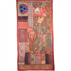 Patchwork perlé & Strass indien Sangita