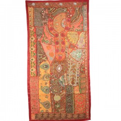 Patchwork perlé & Strass indien Karuna