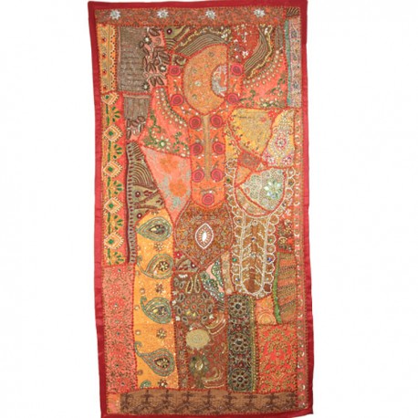 Patchwork perlé & Strass indien Karuna