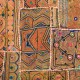 Patchwork tribal de luxe fil or et argent
