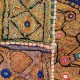 Patchwork tribal de luxe fil or et argent