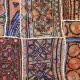 Patchwork tribal de luxe fil or et argent Amit