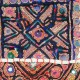 Patchwork tribal de luxe fil or et argent Amit