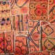 Patchwork tribal de luxe fil or et argent Ashish