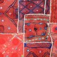 Patchwork tribal de luxe fil or et argent Bilal