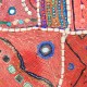 Patchwork tribal de luxe fil or et argent Bilal