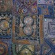 Patchwork indien de luxe fil or et argent