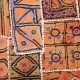 Patchwork inde luxe fil or et argent Youssuf