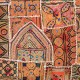 Patchwork inde luxe fil or et argent Youssuf