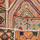 Patchwork inde luxe fil or et argent Youssuf