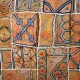 Patchwork inde luxe fil or et argent Célina