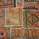 Patchwork inde luxe fil or et argent Célina