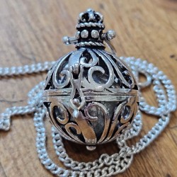 Bola de grossesse Indienne Vintage avec chaîne