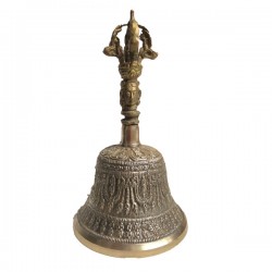 Cloche Tibétaine fabrication indienne