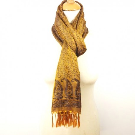 Foulard en soie Indien femme