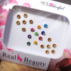 Autocollant de front Bindis Indiens