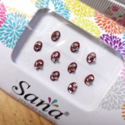 Autocollant de front Bindis Indiens