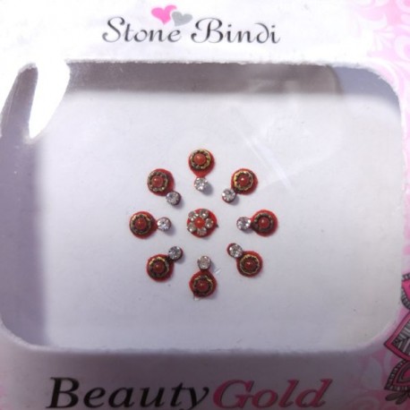 Autocollant de front Bindis Indiens