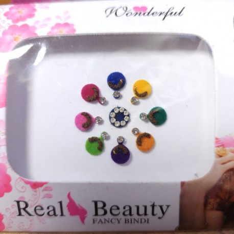 Bindis de front autocollants