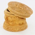 Boite Indienne Bois Sculpté