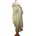 Foulard- paréo en coton BlockPrint Artisanat Inde