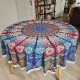 Grande Tenture-Nappe Indienne ronde coton