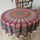 Grande Tenture-Nappe Indienne ronde 100% coton