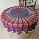 Nappe-Tenture ronde coton impression artisale
