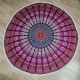 Nappe-Tenture ronde 100 % coton impression artisale Inde