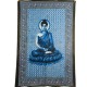 Tenture Bouddha Bleue Coton