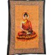Tenture Bouddha Orange coton