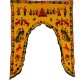 Ancien Dessus de Porte Indien Jaune