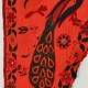 Ancien Dessus de Porte Indien rouge