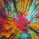 Tenture Indienne Arbres hallucinogènes coton