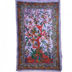 Tenture Indienne Tree of life coton