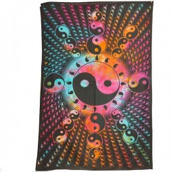 Tenture Indienne Yin-Yang Tie and dye