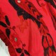Dessus de Porte Indien rouge