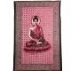 Tenture Bouddha Rose Coton indien
