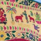 Tour de double porte indien jaune