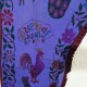 Tour de double porte indien violet
