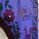 Tour de double porte indien violet