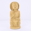 Statue indienne Bouddha en Bois 16cm