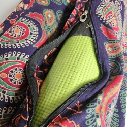 Sac de Yoga Indien avec Tapis Vert inclus