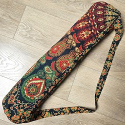 Sac de yoga Inde et tapis Vert