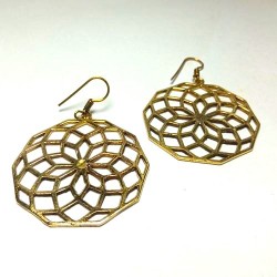 Boucles oreilles Octogone
