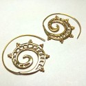 Boucles oreilles Dorées Indiennes