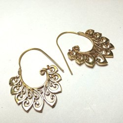 Boucles oreilles Dorées Indiennes