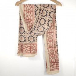 Foulard Indien blockprint